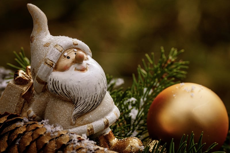 Garden Gnome and Fairy Lights